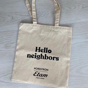 Brand New Nordstrom Dust Bag Beige Hand Bag Canvas Handbag Canvas Great Travel